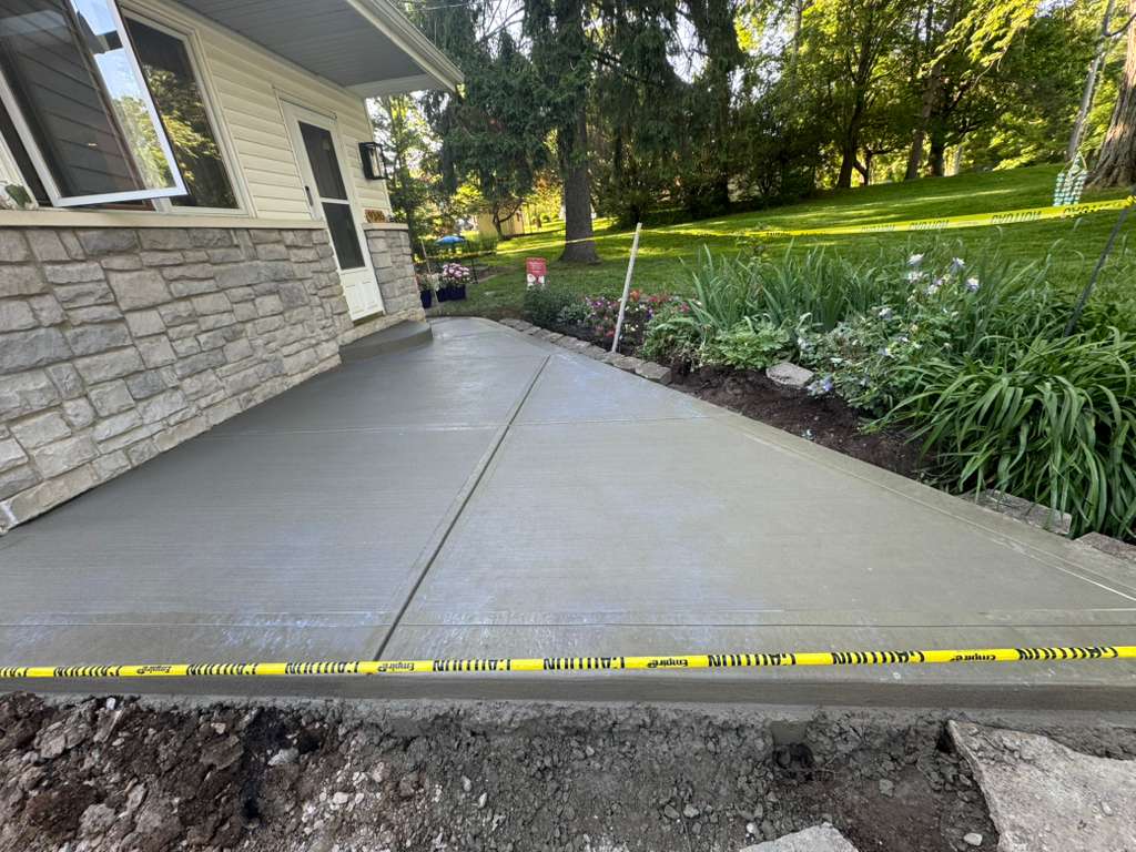 Concrete project in Columbus Ohio